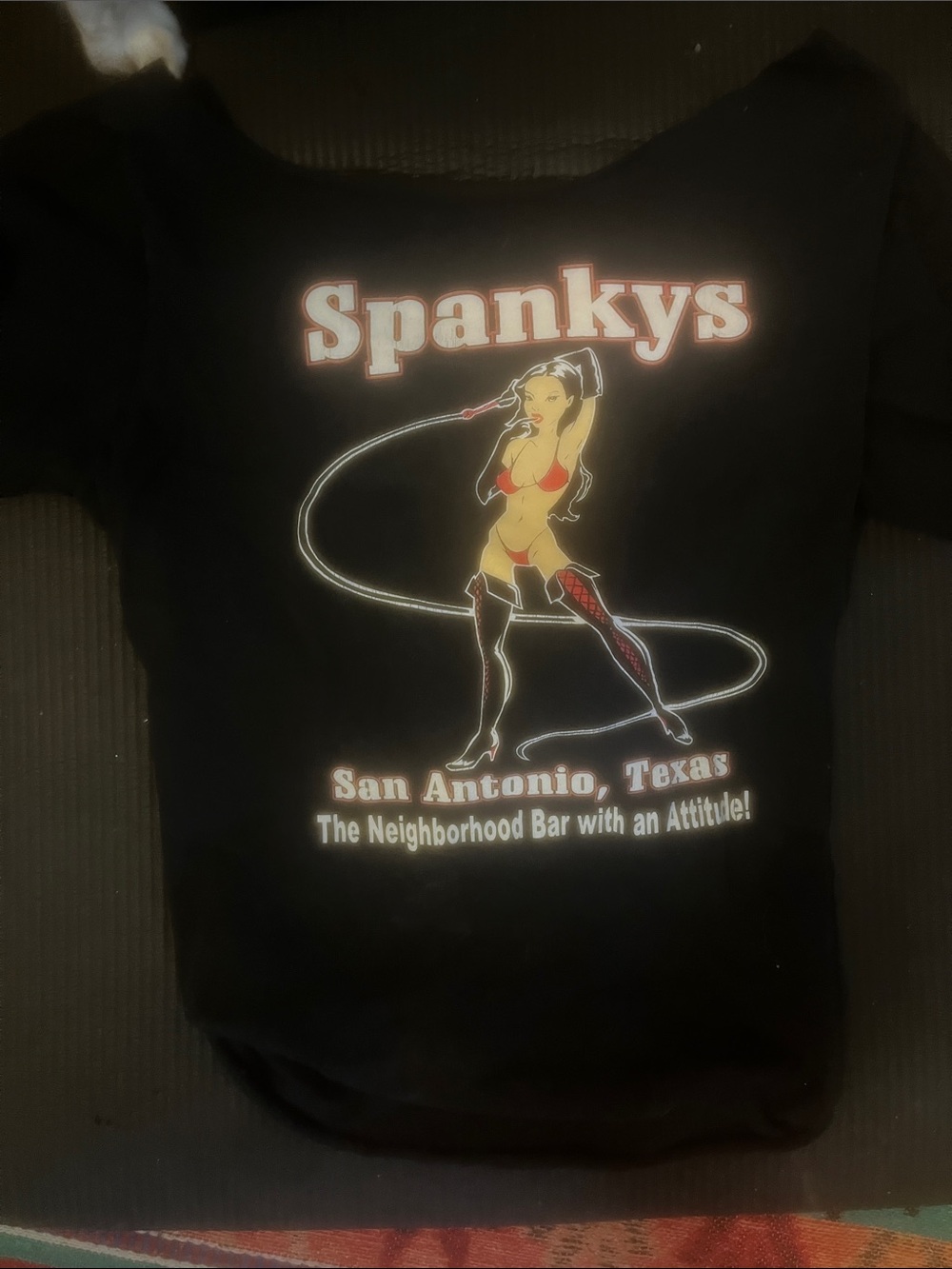 Spankys San Antonio Graphic Tee - Black with Red Accent